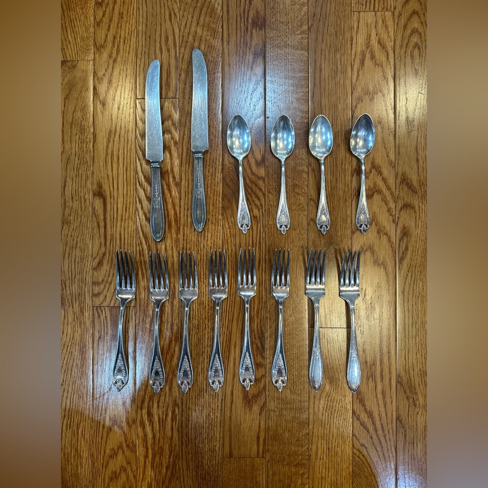 1847 Rogers Brothers XS Triple silverware set mixed lot- Rare/ Vintage